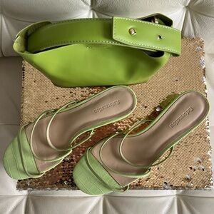 Reformation Leather Strappy Sandals